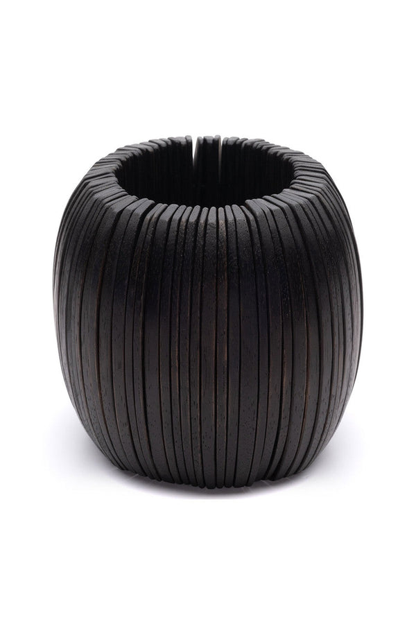 natori Buffalo Horn Sliced Bangle Black