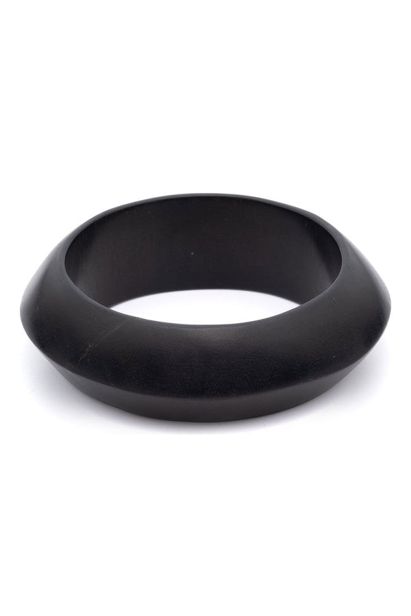 natori Buffalo Horn Thin Bangle Black