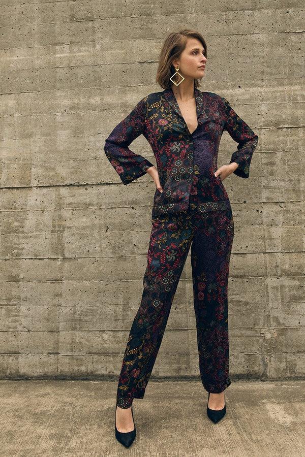 Natori Buffed Brass Diamond Clip Earrings Gold