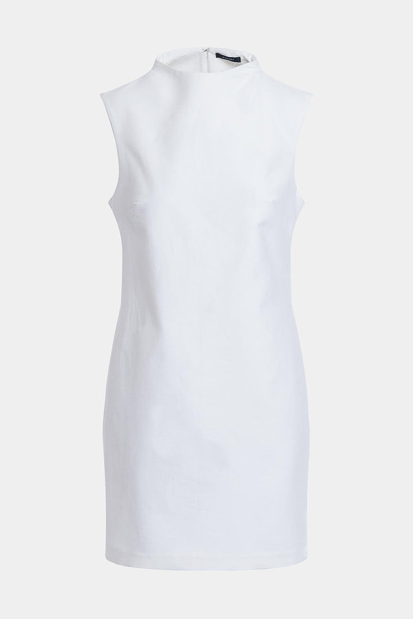 Natori Canvas Cotton Sheath Dress White
