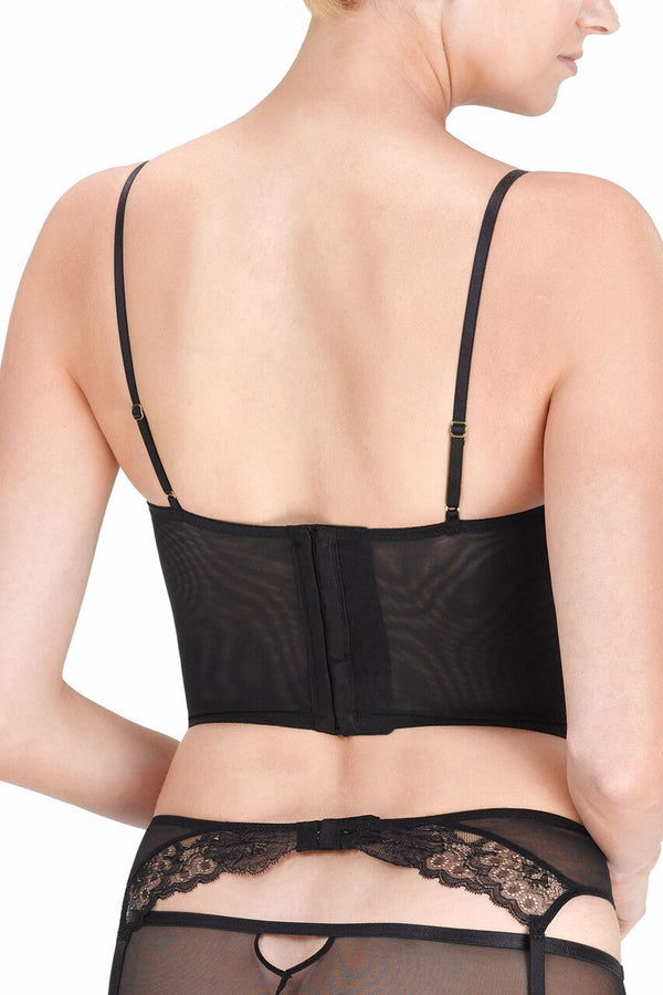 Natori Chantilly Lace Bustier Black
