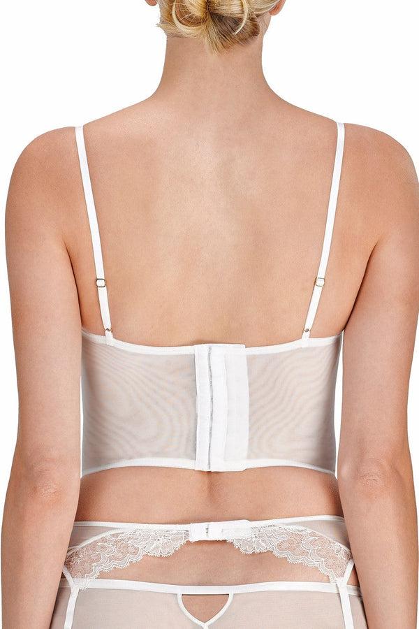 Natori Chantilly Lace Bustier Warm White