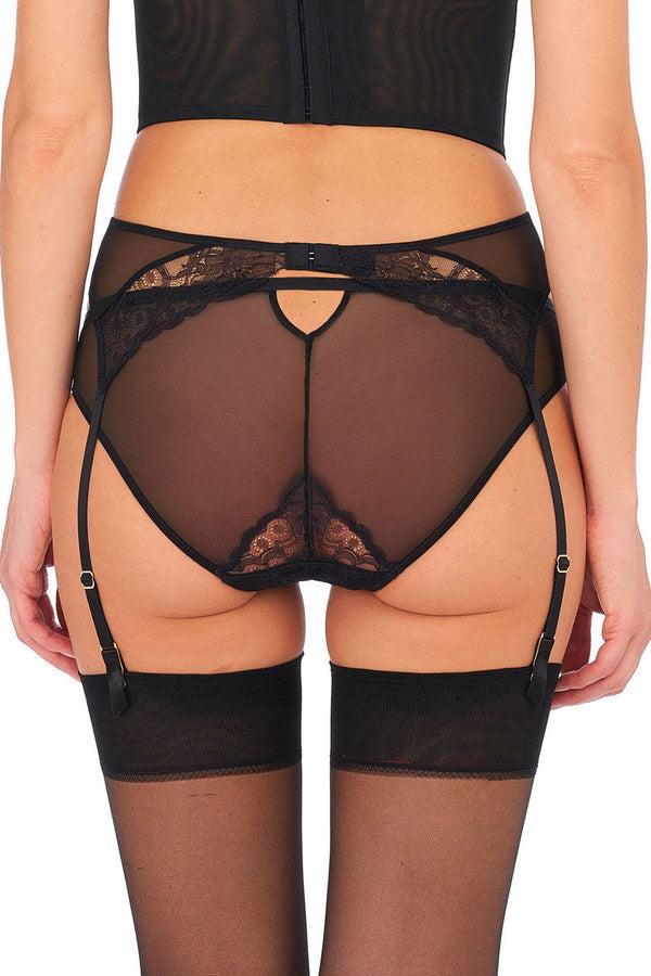 Natori Chantilly Lace Garter Black