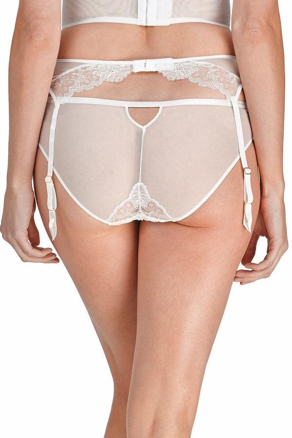 Natori Chantilly Lace Garter Warm White