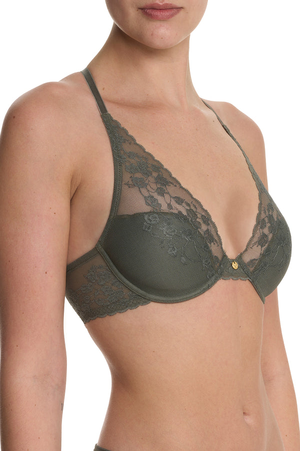 Natori Cherry Blossom Convertible Bra Flint