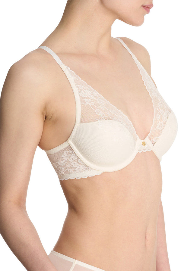 Natori Cherry Blossom Convertible Bra Ivory
