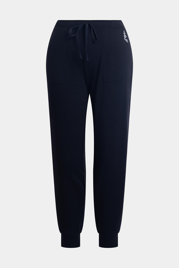 Natori Cocoon Brushed French Terry Joggers Black