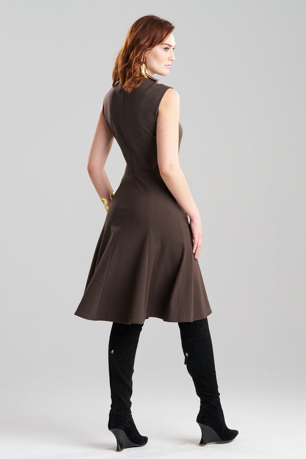 Natori Compact Knit Midi Dress Espresso
