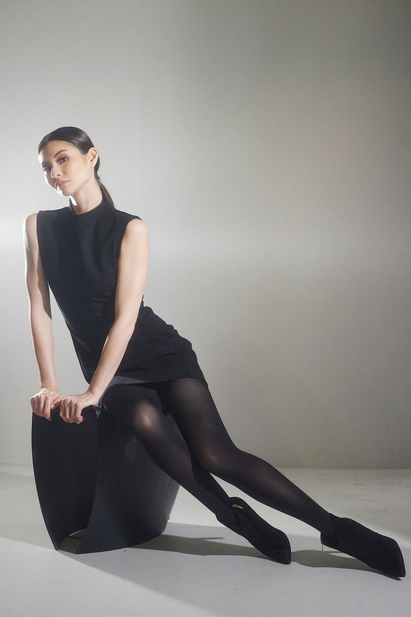 Natori Compact Knit Sheath Dress Black