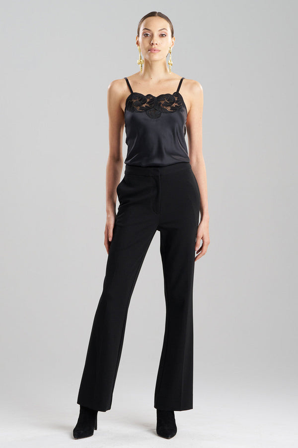 natori Compact Knit Trousers Black