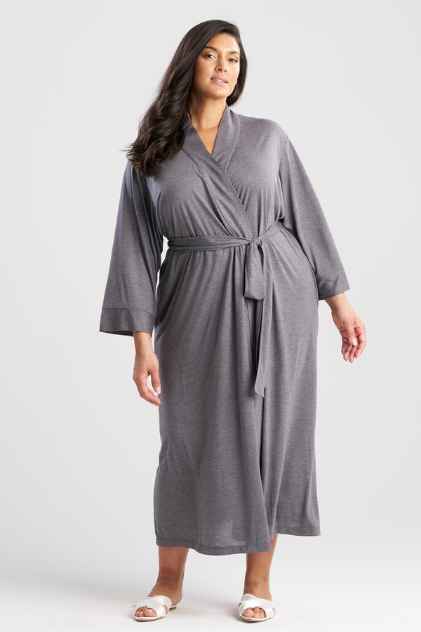Natori Congo Robe Heather Grey