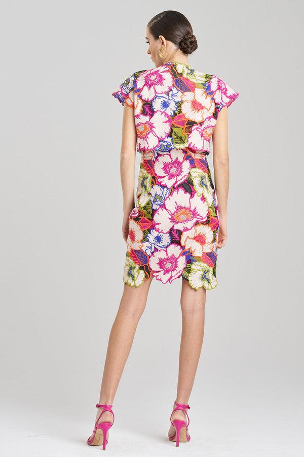 Natori Cote D'Azur Embroidered Lace Bolero Multi