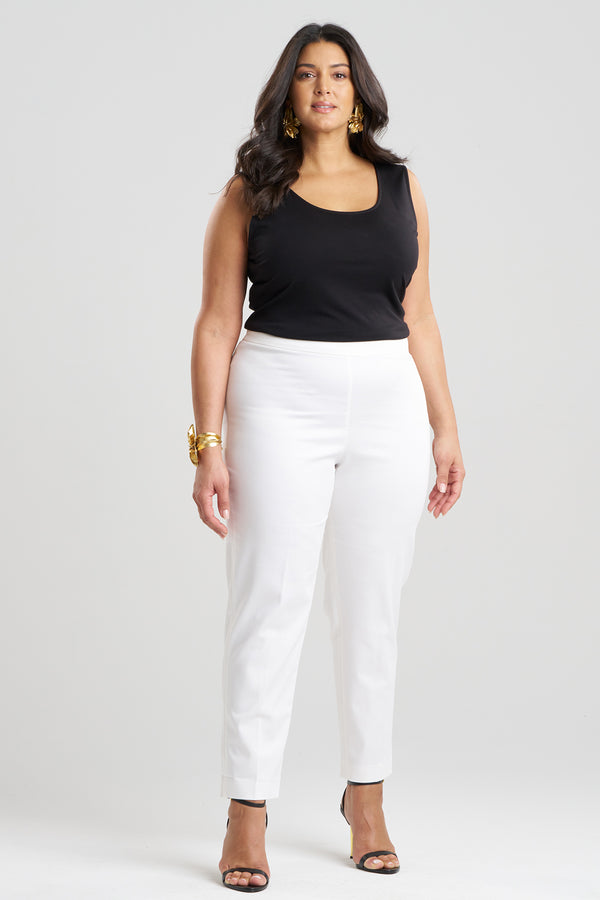 Natori Cotton Chino Pants White