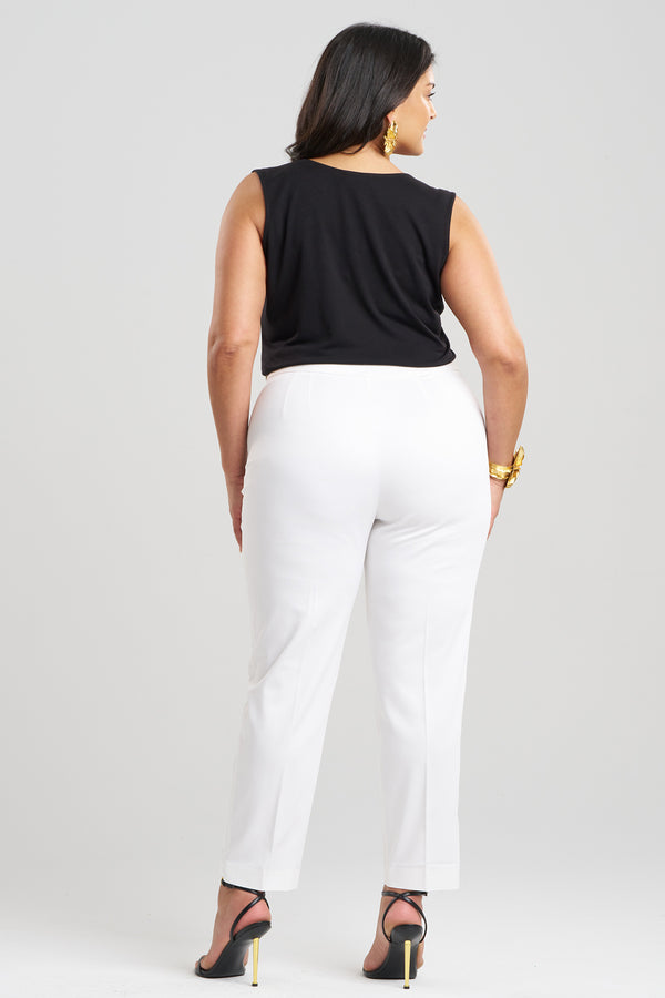 Natori Cotton Chino Pants White