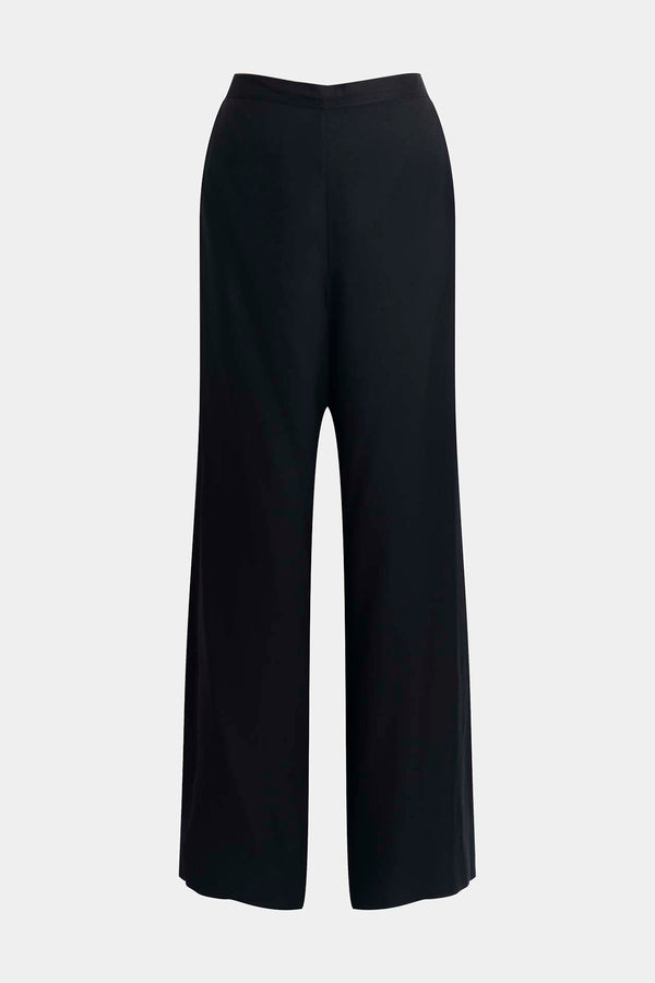 Natori Cotton Silk Twill Trousers Black