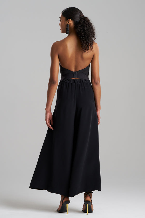 Natori Couture Habotai Embellished Bustier Black