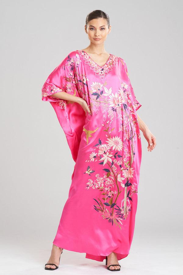 natori Couture Montones Caftan Lotus Pink