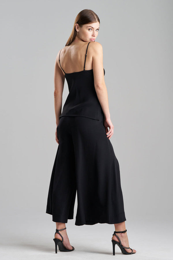 Natori Couture Silk Crepe Cowl Cami Black