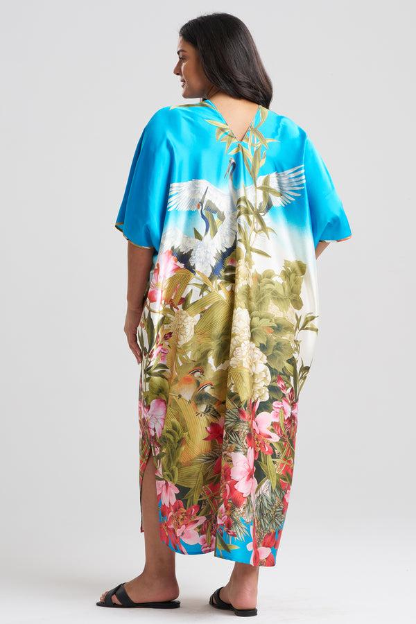Natori Crane Caftan Multi