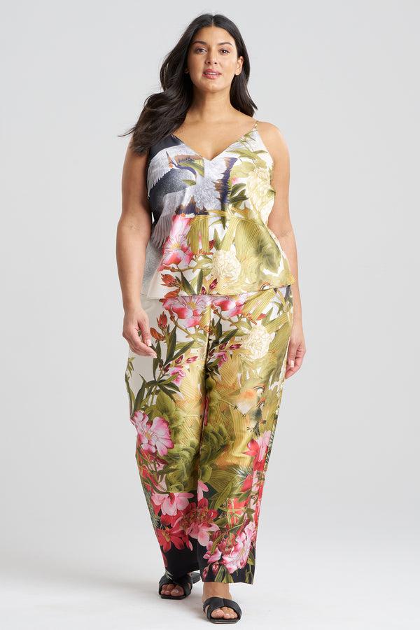 Natori Crane Cami PJ Black Multi