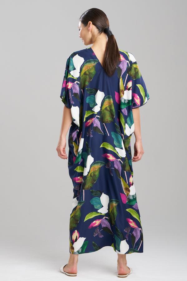 Natori Daido Caftan Navy