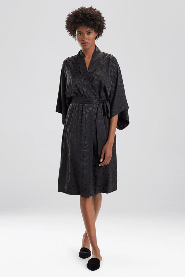natori Decadence Long Wrap Black