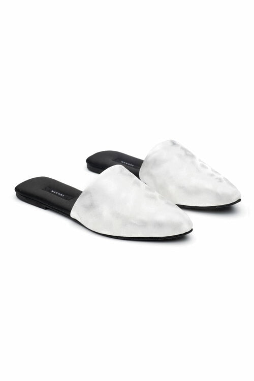 natori Decadence Mules Warm White