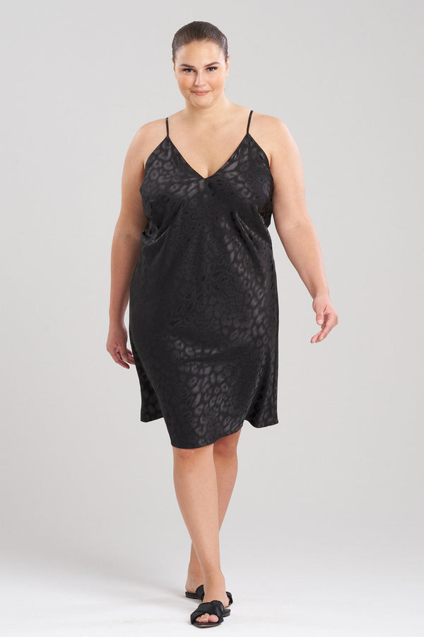 Natori Decadence V-Neck Chemise Black