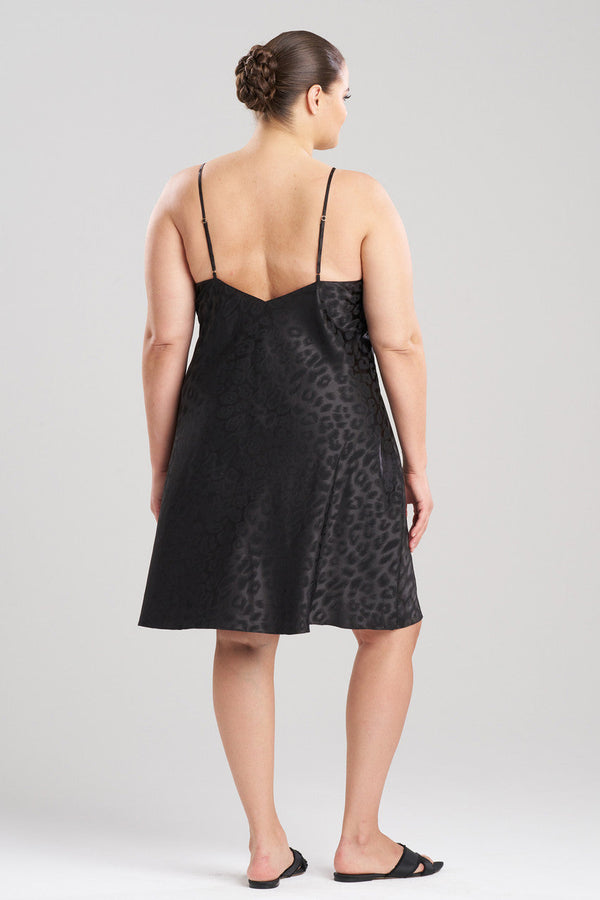 Natori Decadence V-Neck Chemise Black