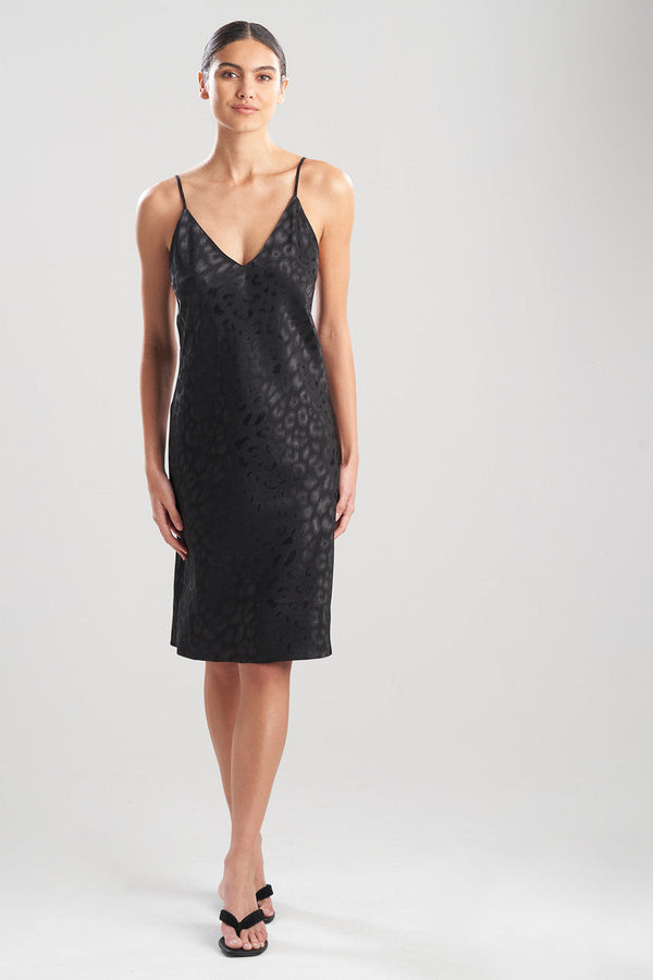 natori Decadence V-Neck Chemise Black