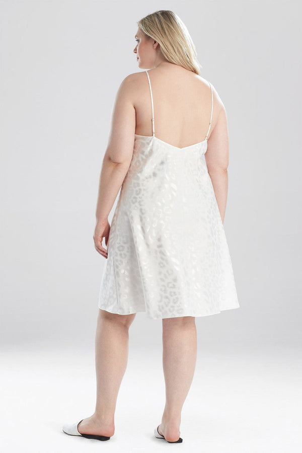 Natori Decadence V-Neck Chemise Warm White