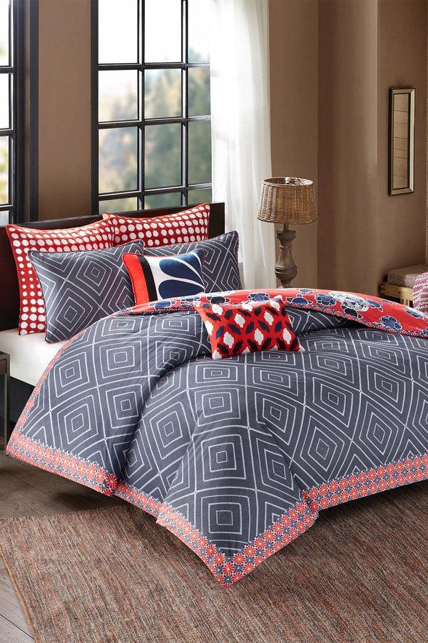 Natori Diamond Geo Duvet Mini Set Multi
