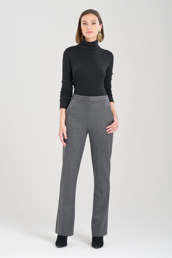 natori Double Jersey Flare Pants Charcoal