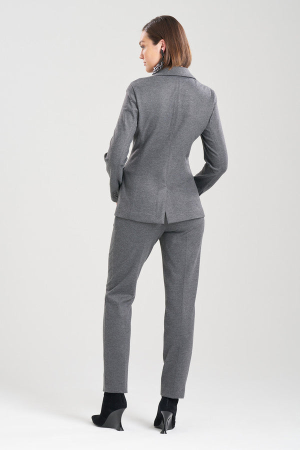 Natori Double Jersey Tailored Blazer Charcoal