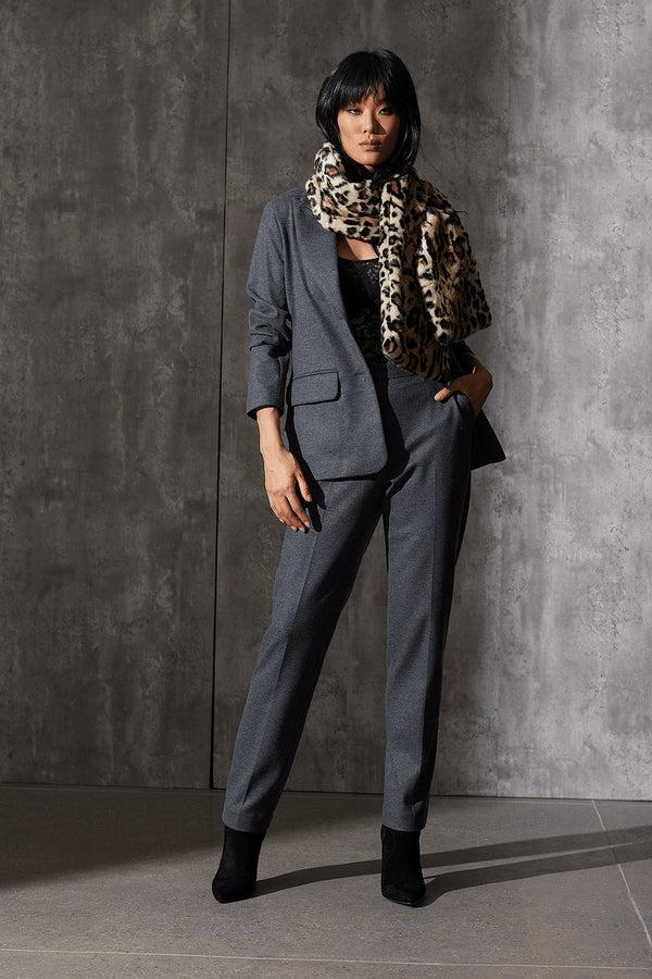 Natori Double Jersey Tailored Blazer Charcoal