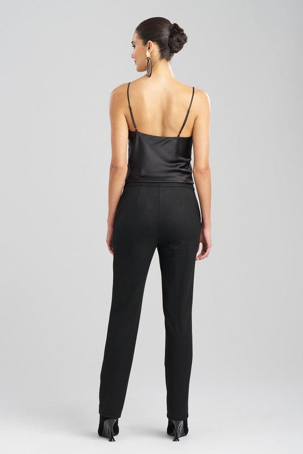 Natori Double Jersey Tapered Pants Black