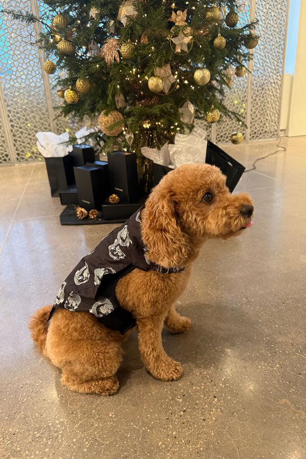 Natori Dragon Camp Shirt Black