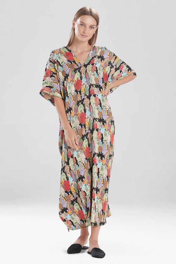 Natori Dynasty Caftan Black