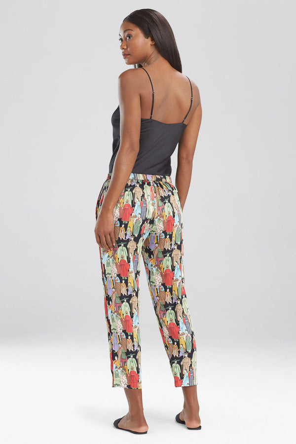 Natori Dynasty Cropped Pants Black