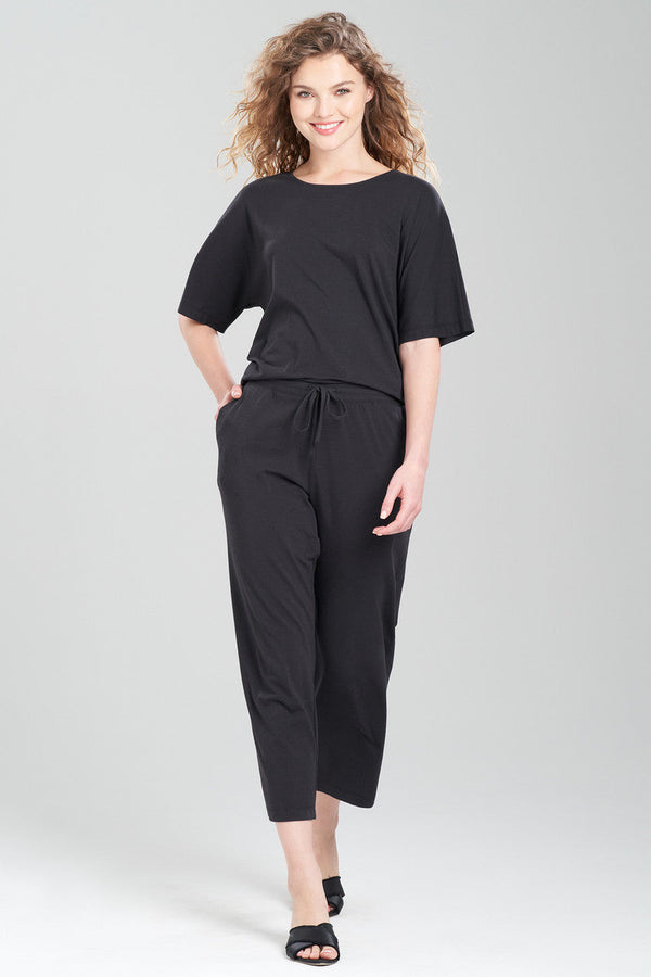 natori Ease Crop Pants Black