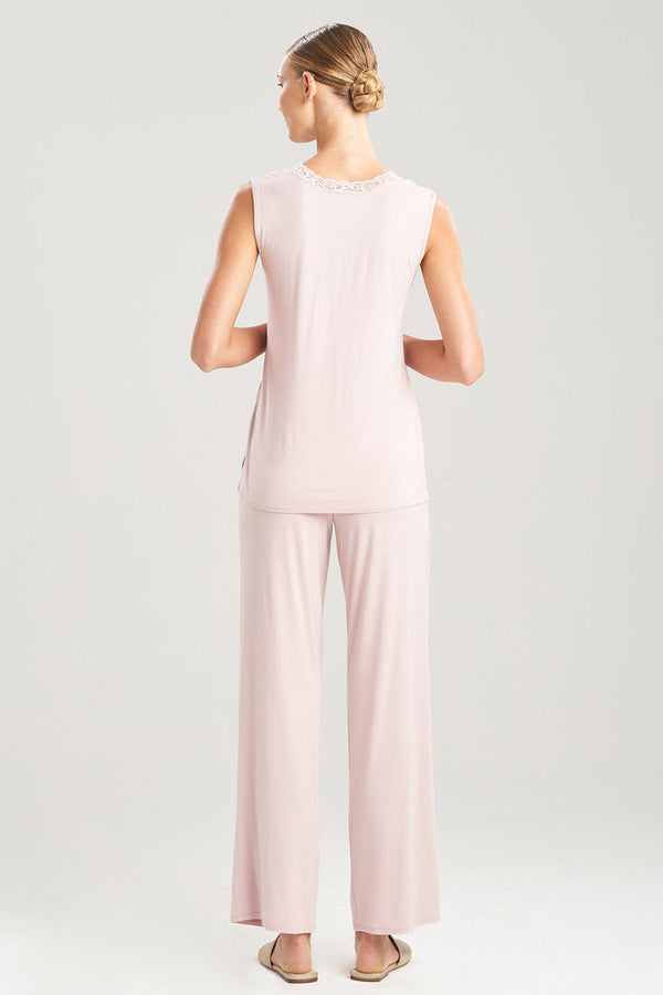 Natori Feathers Essentials Tank PJ Rosette