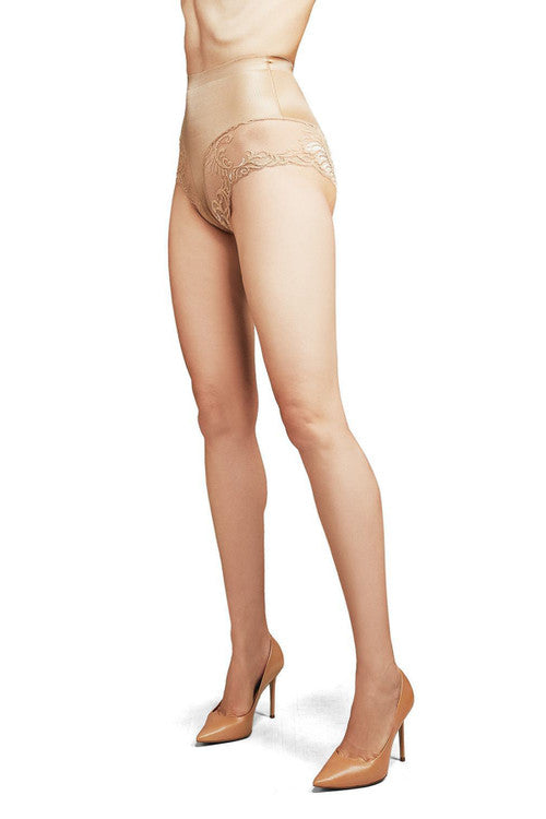 natori Feathers Everyday Control Top Brief Nude