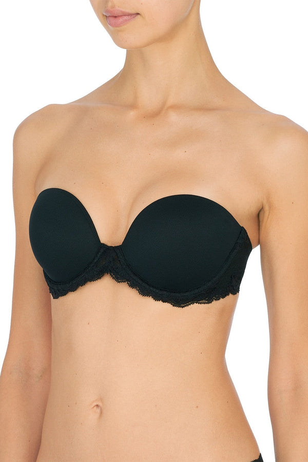 Natori Feathers Strapless Bra Black
