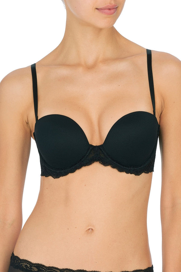 Natori Feathers Strapless Bra Black