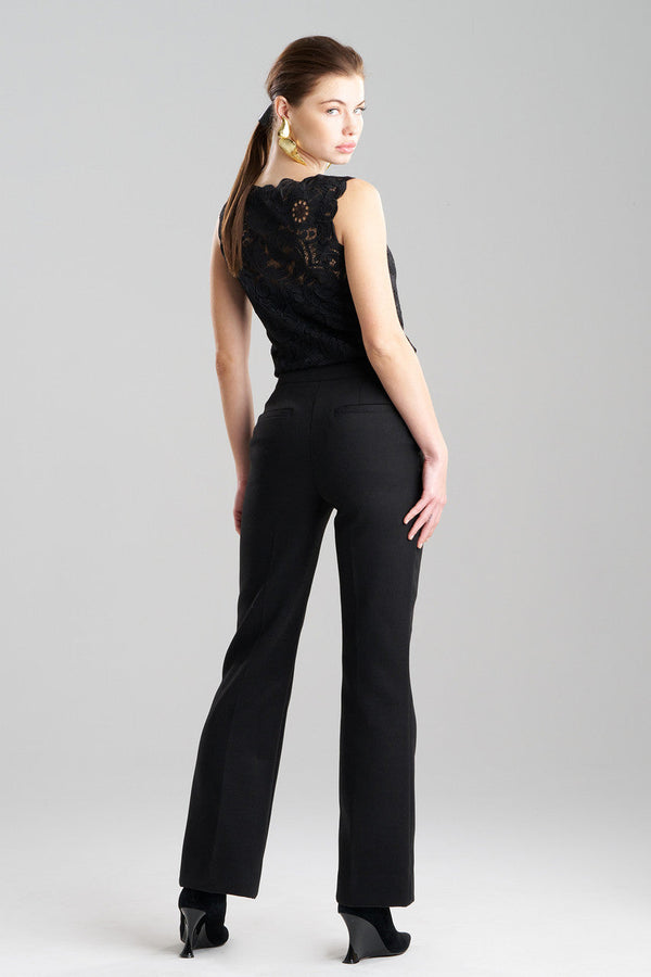 Natori Felt Zip Front Trousers Black