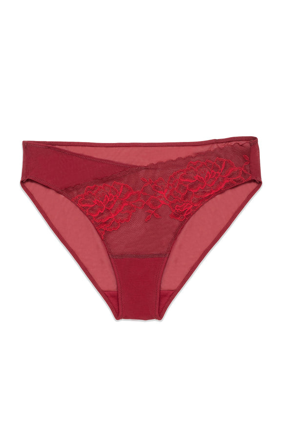 natori Flora Bikini Dk Red/Bonfire