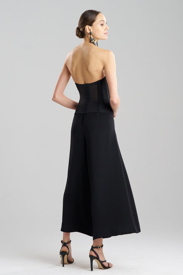 Natori Floral Beaded Corset Black