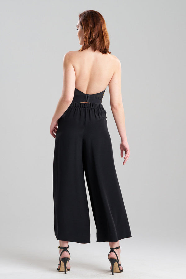 Natori Floral Embroidered Corset Black