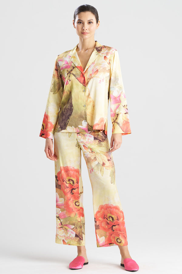 Natori Floral Garden Notch PJ Golden Hour
