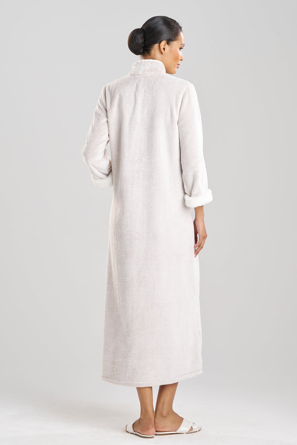 Natori Frosted Faux Fur Lounger Cashmere